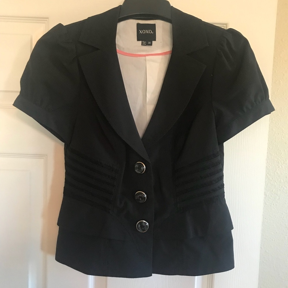 Xoxo short sleeve blazer